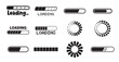 © Hooha - loading icons set progress bars spinners and indicators.