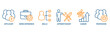 © HRF07 - Traineeship icon set vector concept with icon of apprenticeship on job training program with icon of applicant, work experience, skills, internship, career, and profession