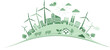 © Abu - Sustainable city powered by clean energy and eco-friendly living for a vibrant future lifestyle