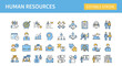© HUANG - Modern Human Resources Icon Set for Business and Management