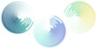 © JERRY - Transparent clear calm water surface texture with splashes and bubbles for cosmetic abstract design. Overlap layer on bright space with circles effect decoration. Futuristic technology banner design