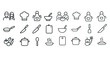 © Viacheslav - Cooking icons set: chefs, utensils, and food preparation symbols