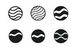 © Viacheslav - Geoid Logo Variations. Geoid. Icon set. Set Logo of geoid: contour lines forming Earth?s gravitational field. harmonious logo variations of the same emblematic