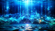 © Color Zen - Abstract digital landscape with glowing network connections futuristic technology background conceptual design for data visualization and artificial intelligence