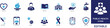 © CREATIVE DESIGNER  - Public healthcare icon set clean flat vector symbols for medical ,service, prevention, treatment, hospital , health, and safety visuals