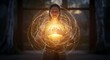 © Raden - Radiant Aura A Woman's Serene Embrace of Inner Light and Energy, whsisk_6qe61w_via_RJ_Whisk