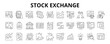 ©  karyative - 30 Stock Exchange Line Icons Vector - Market Trading, Stock Market, Exchange Rate, Investor Platform, Market Data, Equity Market, Shares Exchange