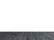 © Visio3Design - Dark Grey Textured Wooden Flooring with Black Transparent Wall – Dramatic PNG Interior Background for Modern Display Mockups