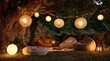 © Heymoka - Magical Outdoor Evening Gathering with Lights.