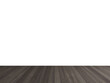 © Visio3Design - Dark Gray Wooden Floor with Transparent Blank Wall – Moody Interior PNG Background for Professional Mockups and Design Layouts