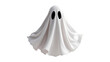 © Andrew505 - Halloween spooky fun with a cute ghost character under a white sheet. Funny supernatural spirit isolated on a transparent background