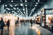 © Bi - Blurred view of a large exhibition hall