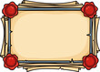 © Avatar - Vintage document border with wax seals ornate frame