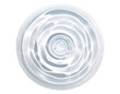 © Dhani - Concentric ripples radiating from a central point, light reflecting across smooth surface