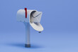 © Rendara Studio - 3D digital mailbox with envelope for message delivery