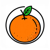 Mandarynka ilustracja