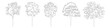 © Richardson - Minimal CAD tree drawings for architectural and landscape plans