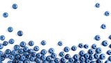 Blaubeeren vor isoliertem Hintergrund 