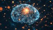© Farah - Dynamic digital brain network pulses with vibrant energy, representing advanced AI and complex data connections for modern innovation