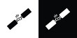 © Hunt - Broken Wire Icon icons symbols in flat style.