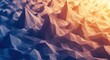 © Adnan - Modern geometric polygon landscape in vibrant blue and orange hues for cutting-edge technology or abstract design projects requiring a professional, dynamic feel