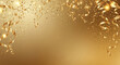 © Graphic Web - Gold Confetti and Streamers Background for Celebration PartyLuxury Golden Ribbon and Glitter Texture for New Year's EveFestive Holiday Background: Falling Gold Serpentine and Sparkles