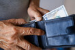 © Westend61 - Hand taking US dollar banknote from wallet showing finance concept