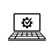 © Myvector - Checking computer performance icon