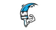 © XsDax - Strong Paint Brush Symbol of Strength, Creativity, and Artistic Power in Painting and Design