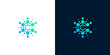 © anello - Abstract letter C logo concept with a molecular structure, symbolizing digital connection, data science, and modern technology