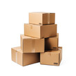 © Von - A stack of cardboard boxes isolated on a transparent background