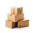 © Von - A stack of cardboard boxes isolated on a transparent background