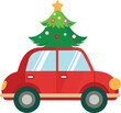 © HM - Holiday Car with Xmas Tree