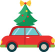 © HM - Winter Car with Decorated Tree