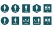 © Muhammad - Set_of_Public_Signage_Restroom_and_Gender_Icons_in_Monochromatic_Solid_Style