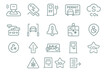 © Maxim Borbut - Metallic-style icon set for parking, EVs, and urban transport