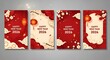© Khuku - Set of four chinese new year 2026 vertical banner designs