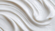 © alexandre - Swirls of creamy texture A close-up view of fresh yogurt