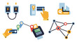 © PixelWarna - Digital Technology and Connectivity Icons Set.