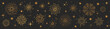 © Annetuas - Gold fireworks vector border with Christmas sparkles on dark background. Christmas fireworks create a festive atmosphere ideal for elegant greeting cards, banners, and holiday celebration layouts.