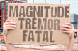 © AndriiKoval - 'Magnitude Tremor Fatal' Seismic activity results in casualties. EARTHQUAKE. EPICENTER. DAMAGE. AFTERSHOCKS. RESCUE.