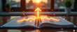 © Vladimir - Open book with glowing symbols representing knowledge and growth