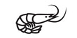 © Mohamed - Shrimp line icon, japanese food concept. Vector graphics. Shrimp with tail and antennae, seafood sign on white background, style icon mobile or web design