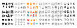 © Евгений Мельничук - Wedding and party decoration icons set