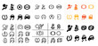 © apps - Car dashboard warning light symbols collection