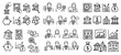 © Eric - Black and white business finance icons set