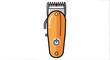 © Taiwo - Electric hair clippers grooming tool for cutting and trimming hair vector illustration icons, silhouette