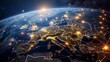 © sorin - Eu network mapping  enhancing connectivity, data transfer, cyber tech, and business exchange