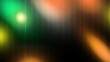 © msmdesign - Abstract background with vertical light streaks and bokeh effect in vibrant green orange and dark tones creating a modern visual texture