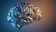 © Benxiumo - A vibrant mechanical brain composed of intricate gears and metallic elements symbolizing artificial intelligence